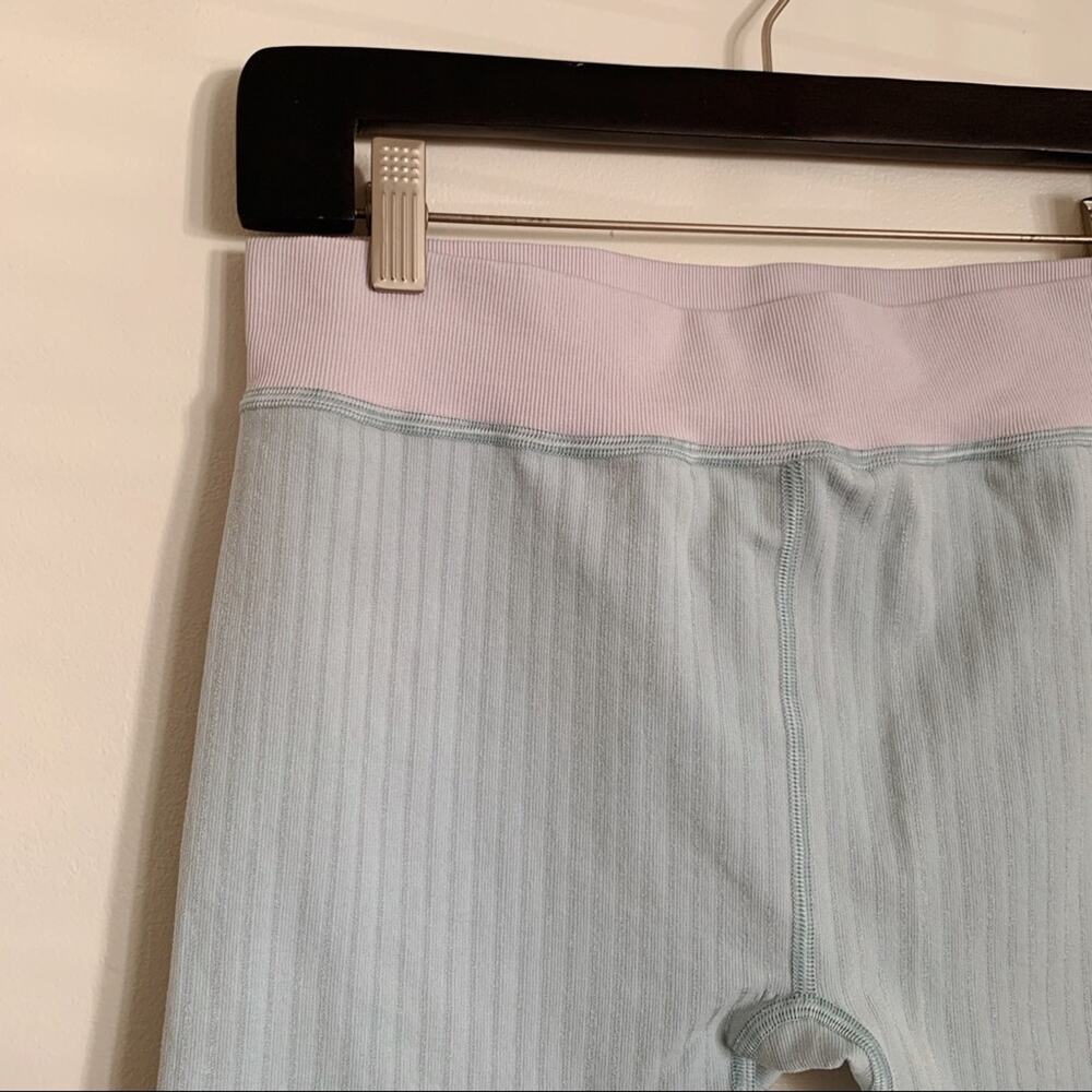 Blue and Purple Anthropologie James Colorblocked High Waisted Bike Shorts XS/S - Picture 6 of 8